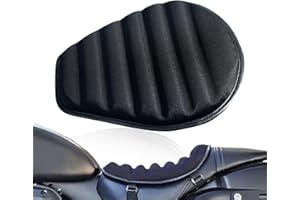 ELCYCO Motorcycle Seat Cushion,3D Honeycomb Motorcycle Gel Seat Pad Cover Breathable Shock Absorption for Long Rides Motorcycle Accessories