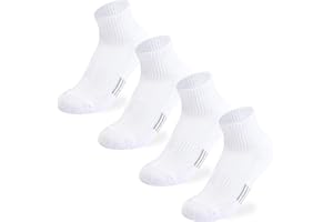 Boys Socks Girls Cushioned Athletic Socks Cotton Mesh Quarter Sock Youth Sport Ankle Sock 4/8 Pairs