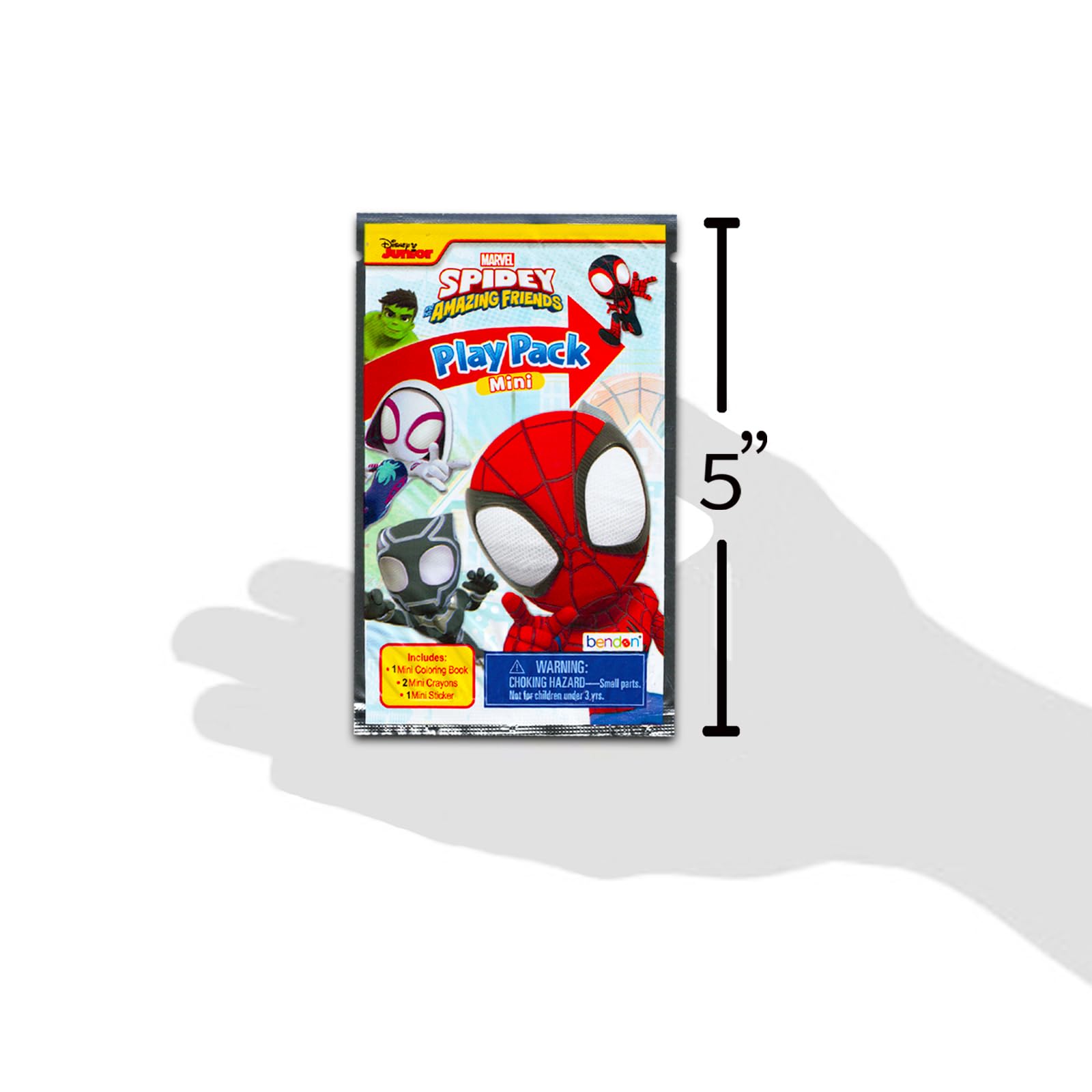 Spidey and Friends Mini Party Favors Set for Kids - Bundle with 24 Mini Spidey and Friends Grab n Go Play Packs with Coloring Pages, Stickers, More (Spidey and Friends Birthday Party Supplies)