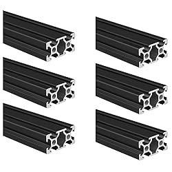 2040 Aluminum Extrusion T Slot 670mm Long Black 6
