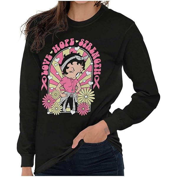 Y2K BETTY BOOP NAUGHTY CHRISTMAS SWEATSHIRT. In a