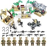 KAZI Military War World Soldiers Army Minifigures Set,Army Men Building Bricks 100% Compatible,363 Pcs
