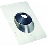 Oatey 3 in. to 4 in. Galvanized All-Flash No-Calk 12 in. x 15 in. Base Roof Flashing