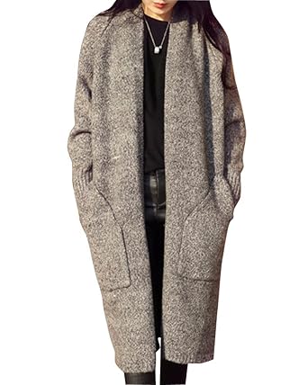 gilet long femme laine