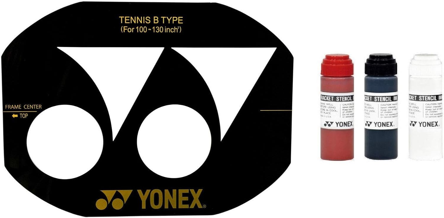 Yonex Badminton Racket String Stencil and Yonex Stencil Ink (Yonex