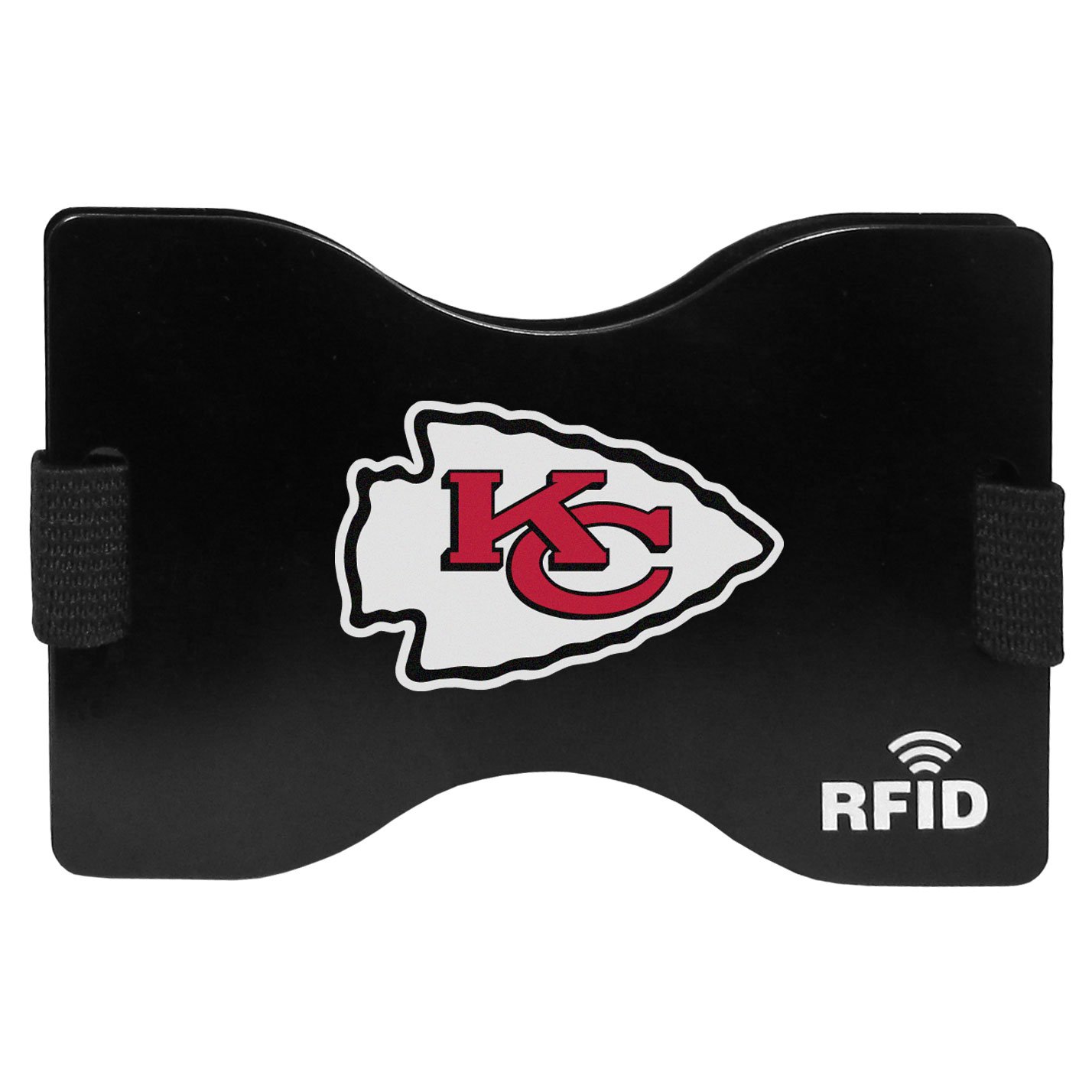 Siskiyou NFL Kansas City Chiefs Unisex SportsRFID Wallet, Black, One Size