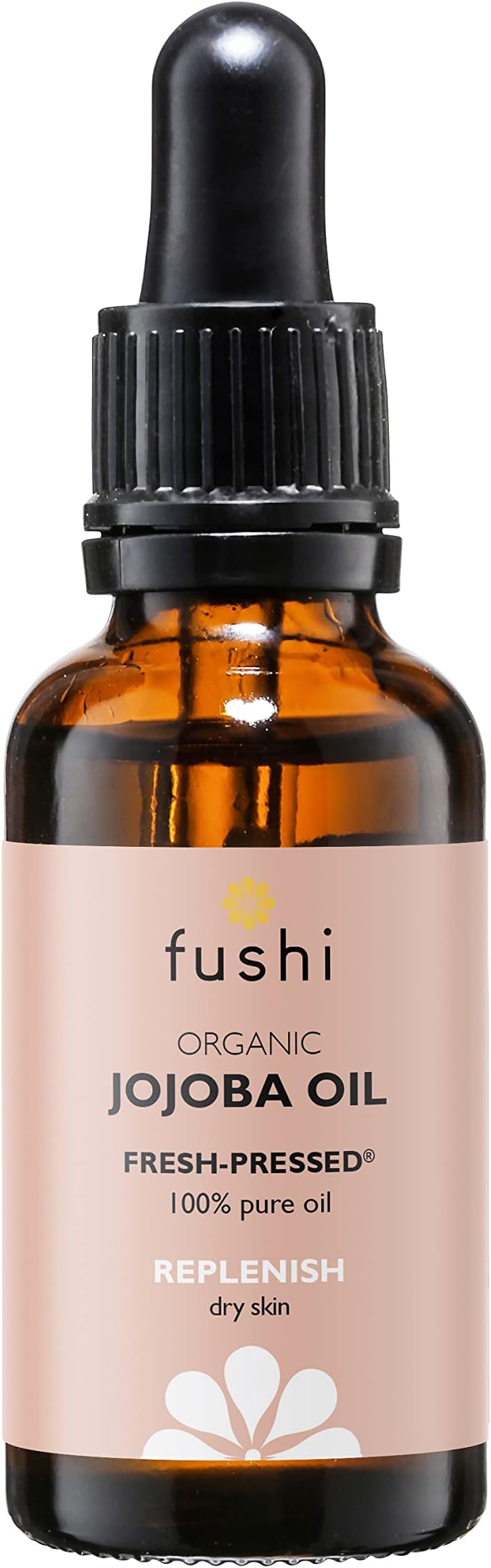 Fushi Organic Jojoba Oil 30ml Fresh-Pressed Vitamin E Hypoallergenic UK