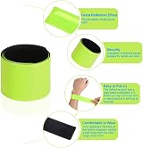 URAQT Reflector Strips 12 Pcs Reflective Snap Bands for Night Running Cycling view 3