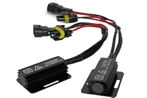 9005 9006 9145 LED Load Resistor Adapter 50W 6Ohm Upgraded Canbus Decoder Fix Headlights Fog Light DRL Error Code Anti-Flicke