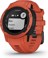 Garmin Instinct 2S Rugged GPS Smartwatch Solar Poppy Renewed view 2