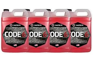 Master FX Code 6 Fog Juice – Extremely Long Lasting, High Output, Odorless Water Based Fluid for 400 to 1500 Watt Fog Machine