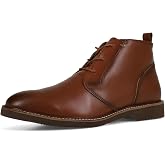 Gunnar and Troy Sentinel Chukka Boots for Men, Multiple Colors &amp; Sizes | Men's Lace-Up Leather Ankle Boots, Classic Modern Style for Casual and Dress Wear