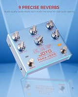 JOYO Reverb Pedal PARA-VERB R-31 Digital Stereo with 9 Effects True Bypass view 2