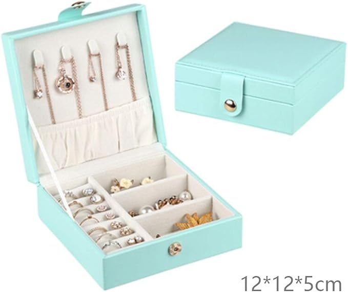 Caja de almacenamiento de joyería de viaje organizador de ...