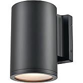 ML Lighting Vegas 1-Light Outdoor Wall Sconce Matte Black