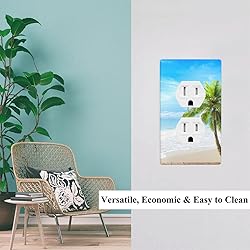 Pznen Hawaiian Beach Ocean Duplex Wall Plates
