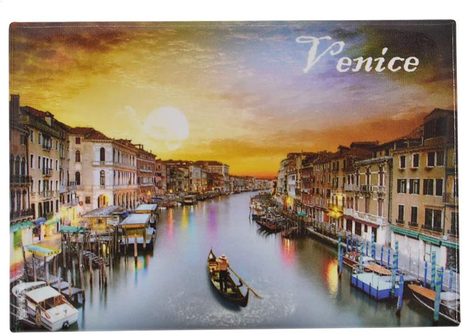 Towashine Venice Photo Fridge Magnet Metal Wrap Magnetic Souvenirs Gifts Collection