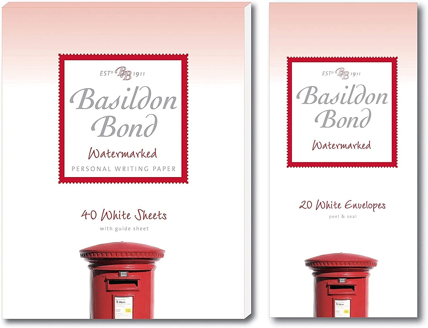 Basildon Bond No 3 White Paper Writing Set Includes Writing Pad & Envelopes