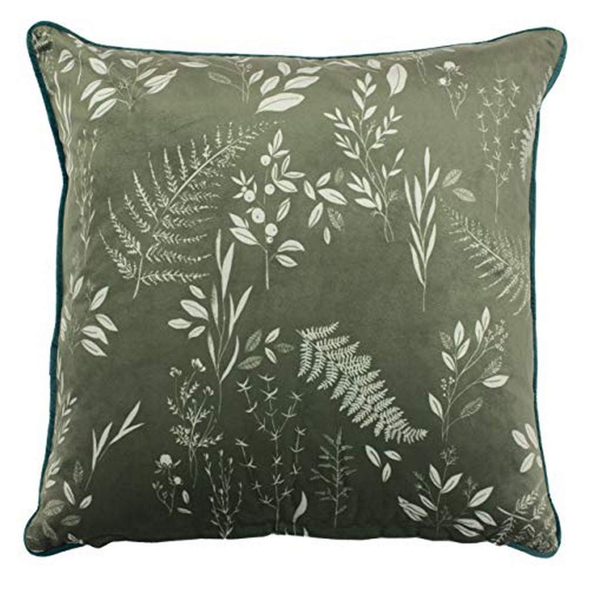 Furn Fearne Polyfilled Cushion, Sage, 50 x 50cm