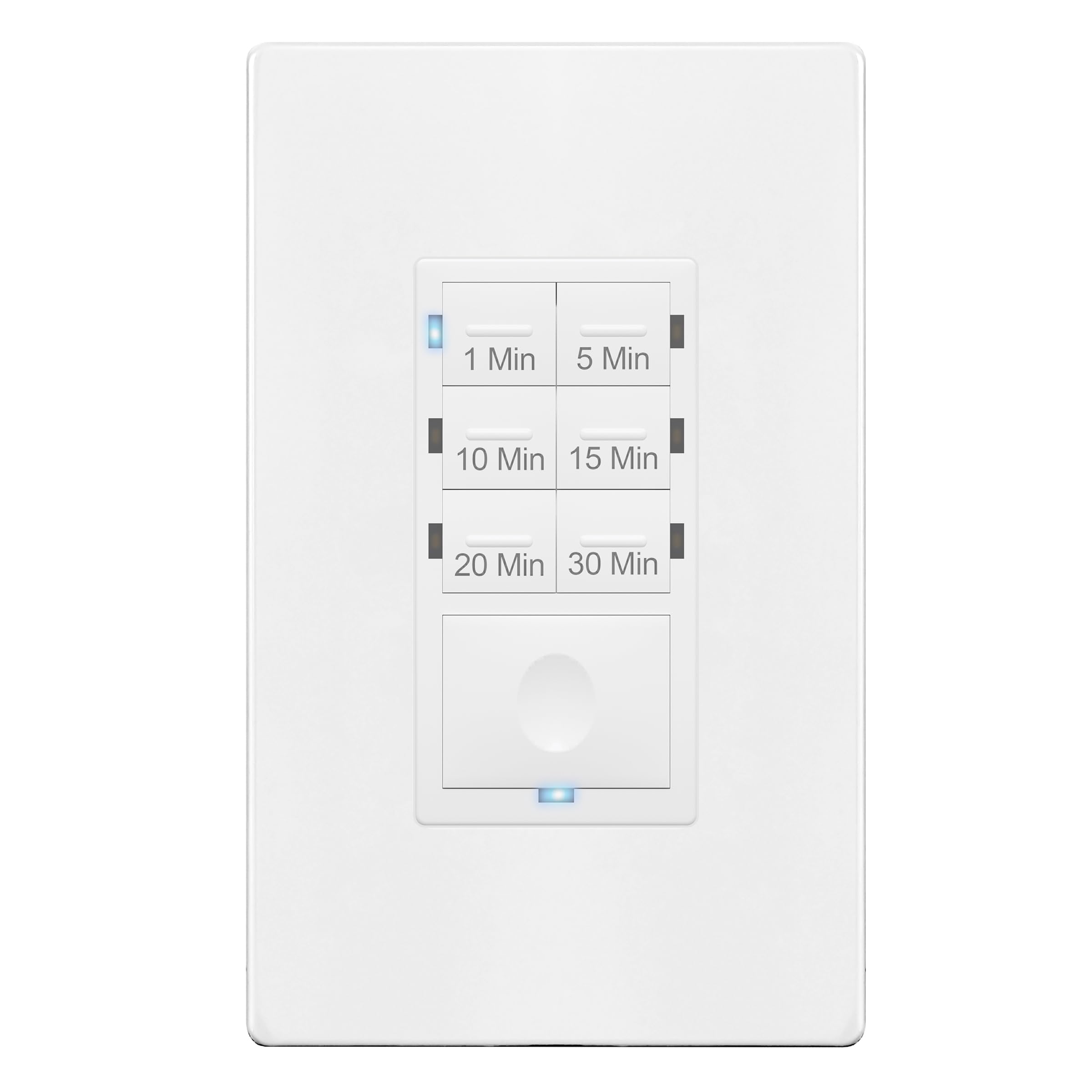 Photo 1 of ENERLITES Countdown Timer Switch for Bathroom Fans and Lights, 1-30 Min, Neutral Wire Required, UL Listed, White