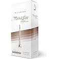 D'Addario Woodwinds Mitchell Lurie Premium Bb Clarinet Reeds - Filed, Featuring Thinner Tip, Thicker Spine - Strength 2.5, 5-Pack
