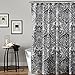 Lush Decor Aubree Shower Curtain, 72 x 72, Black/White - Discontinued
