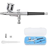 Colima Airbrush Gun Kit Perfect Starter Kit for Beginners Dual-Action Gravity Feed Airbrush with 0.3mm Tip for Art, Crafts, Tattoos & More