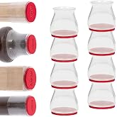 Ruby Sliders As Seen On TV - Red Means They&rsquo;re Authentic - Premium Chair Covers Protect Hardwood &amp; Tile Floors from Scratching - Fits Most Furniture Leg Sizes &amp; Shapes - 8 Pack