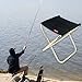 Mini Portable Folding Stool, Aluminum Fishing Chair Small Stool Seat Heavy Duty Foldable Lightweight for Backpacking Hiking Camping Picnic Travel