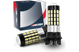 VehiCode PW24W PWY24W LED Bulb White DRL Daytime Running Parking Light Turn Signal Light 12181NA 12174 12182 Conversion Lamp 