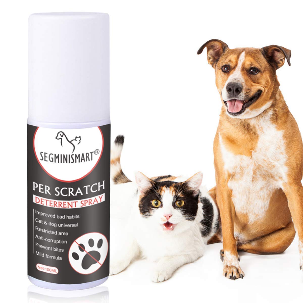 SEGMINISMART Cat Scratch Deterrent Spray, Cat Training Spray, Cat