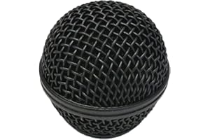 Performance Plus MB58-B Mesh Grill Replacement for Shure SM58-Black Color Ball