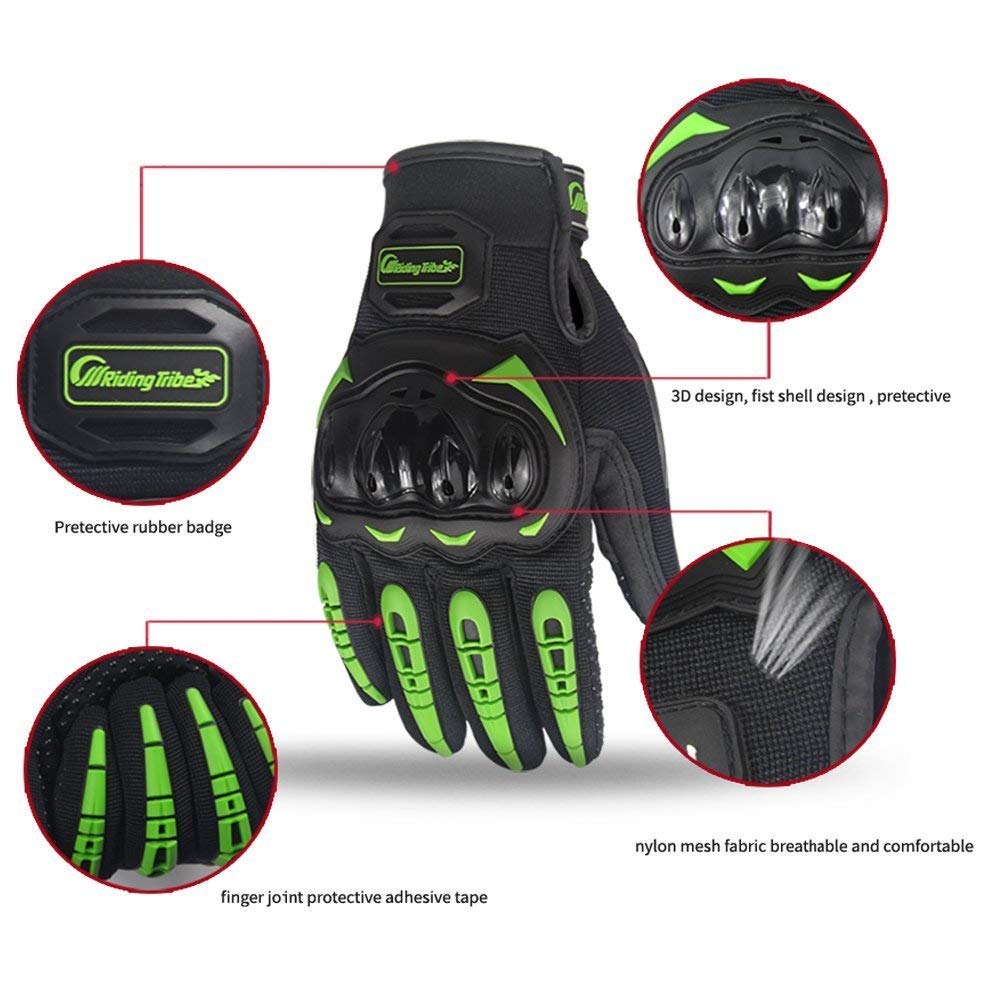 Naranja,L ARTOP Guantes Moto Anti-deslizante Anti-colisión ...