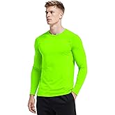Silenroar Men Base Layer Top Thermal, Crewneck Undershirt Athletic Long Sleeve Shirt Dry Fit Running Tshirt Hunting T-Shirts