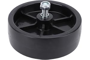 Luqeeg Boat Trailer Jack Wheel Caster, 6 Inch 1200lbs Capacity Swivel Wheel, Sturdy Nylon with Axle Bushing Locknut, Ideal fo