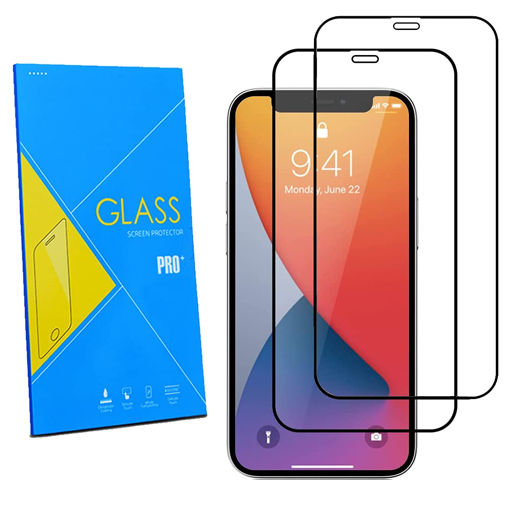 GAPlus [2-Pack] Screen Protector for iPhone 12 Mini 5.4" Tempered Glass Film, [Case Friendly][Anti-Scratch][Anti-Shatter] For iPhone 12 Mini