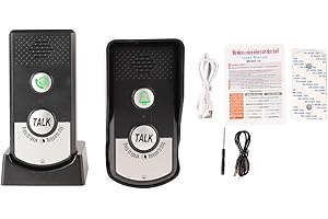 Wireless Voice Intercom Doorbell Two Way Wireless Intercom Doorbells 1000 Meter Long Distance Wireless Voice Doorbell Equippe