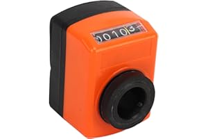 LUQEEG 20mm Bore Diameter, Digital Position Indicator, Shaft Feeding Indicator Counter Machine Accessory Lathe Machine Parts with Clear Display for Woodworking Machinery