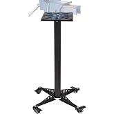 Krimocy Bench Grinder Stand, Mount Vise and Grinder Stand Pedestal with 9.85" x 8.66" Mounting Plate, Compatible with Most Bench Grinders
