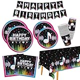 Music Party Supplies Disposable Paper Plates