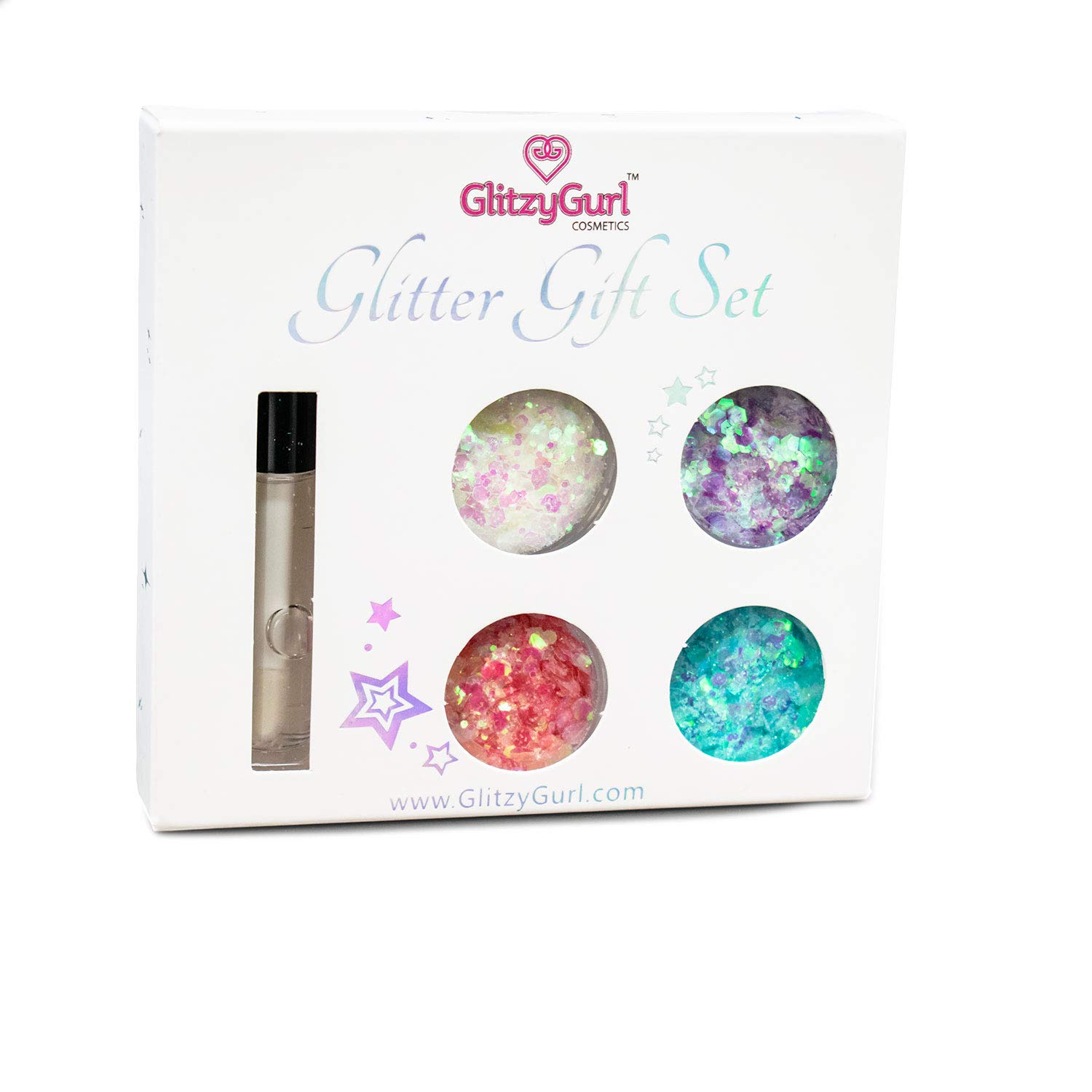 Holographic Glitter Gift Set Unicorn Mermaid Iridescent Chunky Glitter (Sparkling Unicorn)