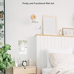 Pznen Hanging Eucalyptus Leaves Single Rocker