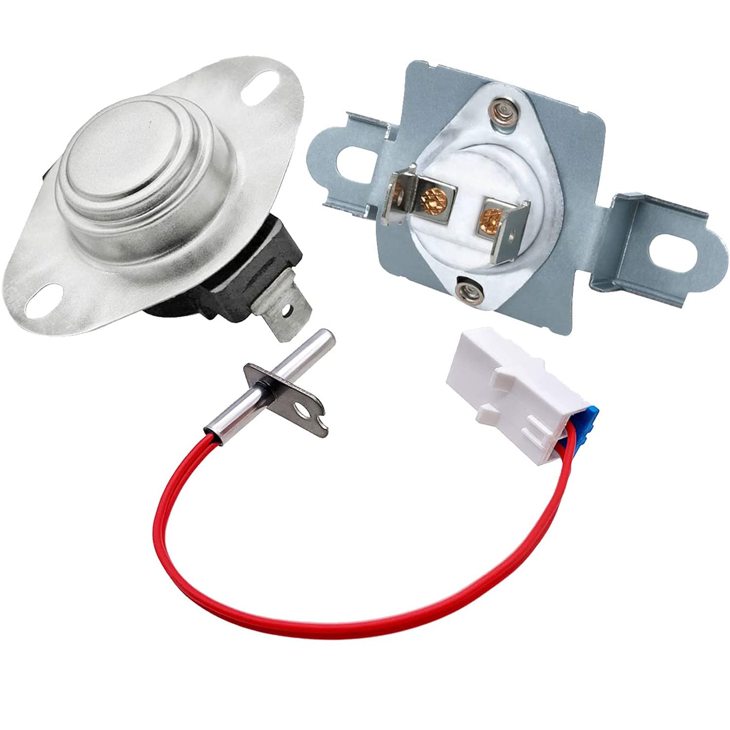 Photo 1 of PartsBroz AGM30045804 6931EL3003D Thermal Fuse & 6323EL2001B Thermistor & 6931EL3001E Thermostat - Compatible With LG Kenmore General Electric Dryer - Replaces 6931EL3004B DLE5977W DLE4970W DLE2701V