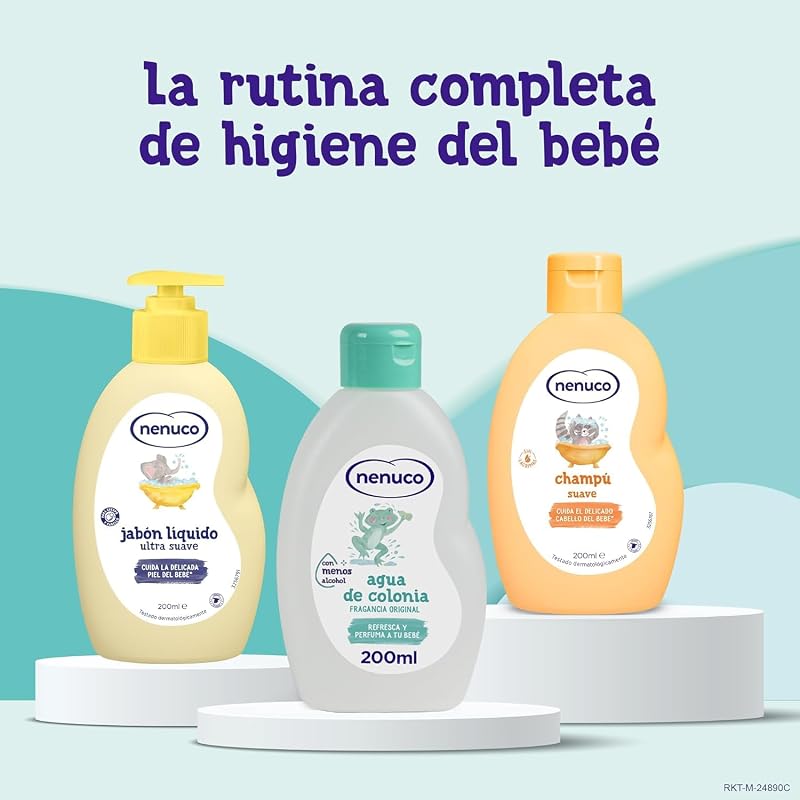Mochila de caminhada Penguin Baby Pack, com gama completa, colónia, sabonete, champô, 3x200ml