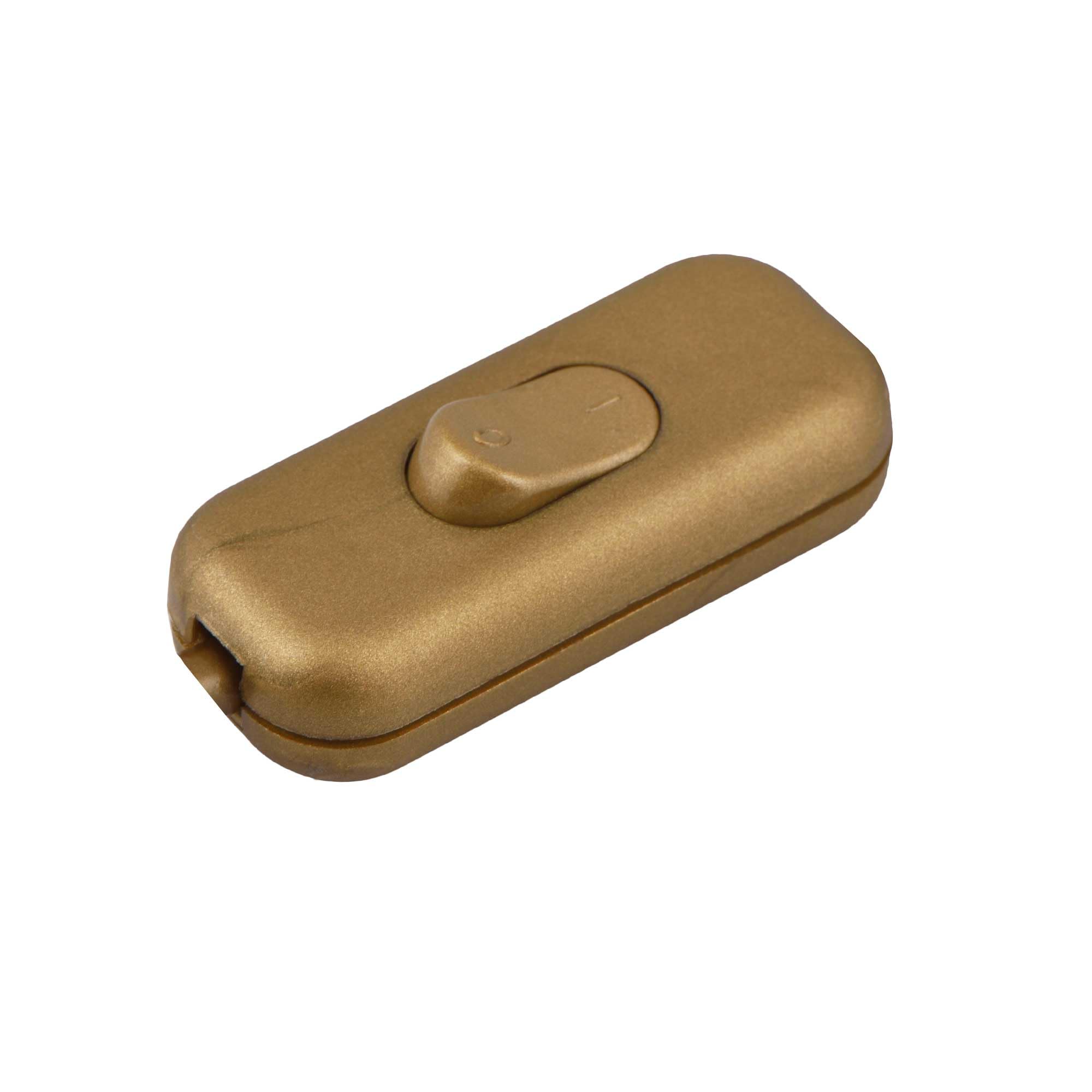 ElekTek Low Profile in-Line Torpedo Switch 2 Amp Double Pole Use 2 or 3 Core Flex Gold