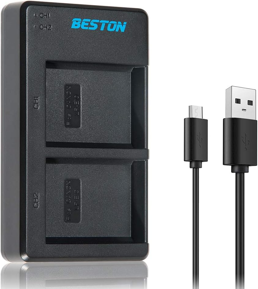 Amazon Com Beston Lp E10 Usb Battery Charger For Canon Eos Rebel T3 T5 T6 T7 T100 Camera Camera Photo