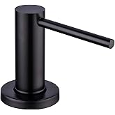 Matte Black Kitchen Sink Soap Dispenser GAPPO Countertop Pump Hand Lotion Built in Bottle Upgrade Stainless Steel Screw
