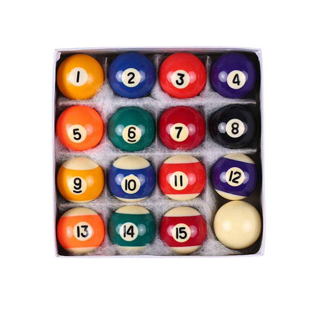 Photo 1 of ***MISSING PIECES*** MGBISYI Mini Pool Ball Set,16pcs/Set 0.98Inch Resin Mini Billiard Ball Children Toy Small Pool Cue Balls Full Set Mini Pool Table Accessories