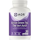 AOR Active Green Tea 700mg, 180 Caps 60-Day Supply - Powerful EGCG Green Tea Extract Supplement for Liver & Digestive Support