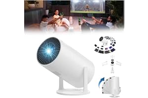 Cosy Cove Mini Projector - Cinemaster Pro 4K Smart Movie Projector With Auto Keystone Correction and Premium Sound